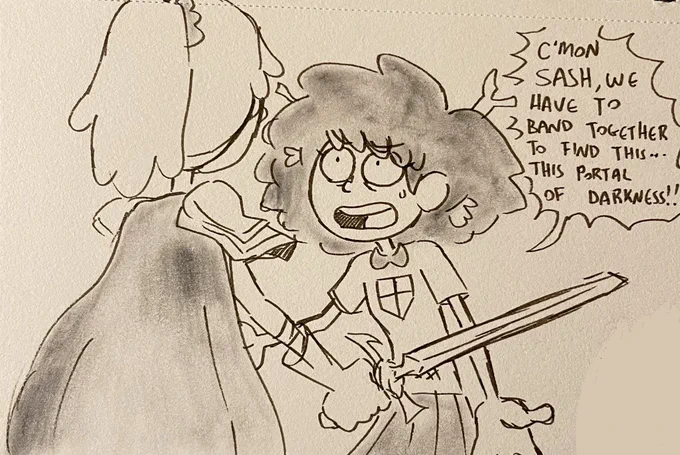 my friend made me draw this 