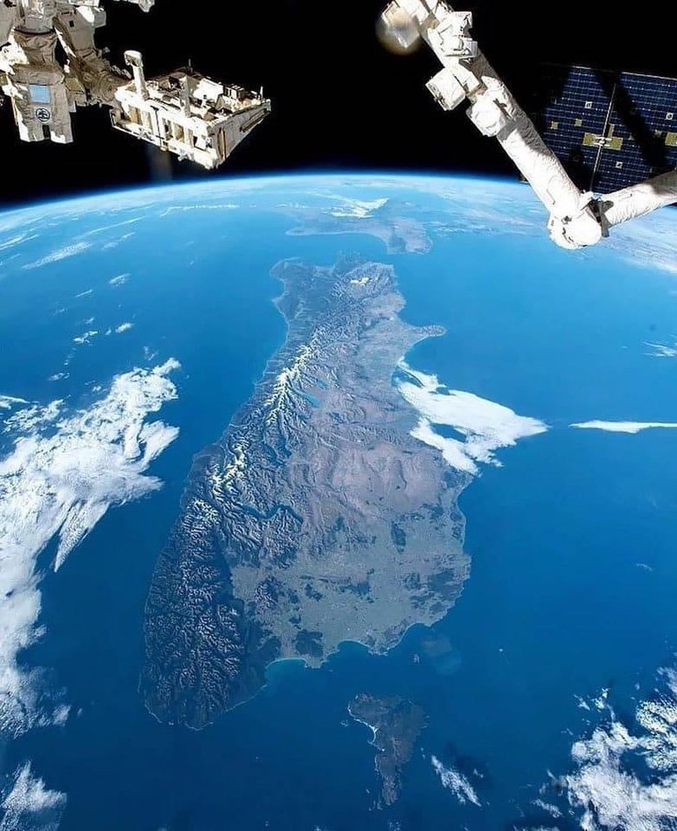 Do you know which country this is? . Photo credit: NASA/ISS