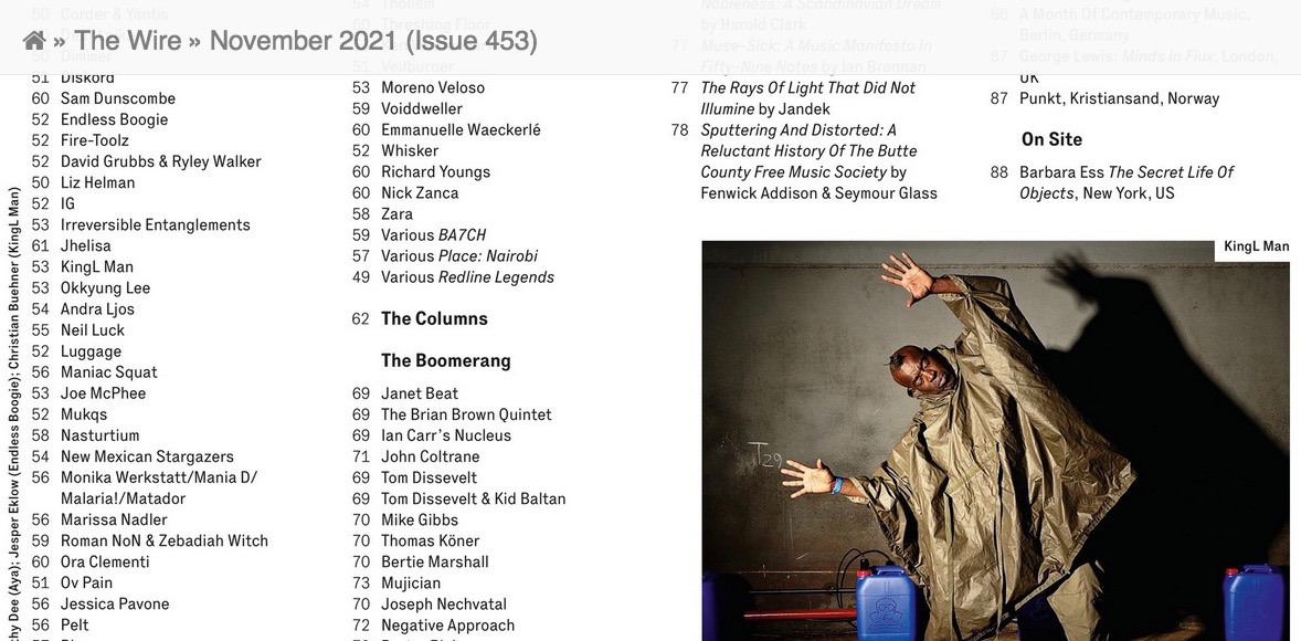 Review of <a href="/kinglman/">KingLMan!</a> 'Headonix' Issue 453 <a href="/thewiremagazine/">The Wire Magazine</a> <a href="/KaptainKulk/">⚫Neil Kulkarni</a> gets it. Thank you for real.