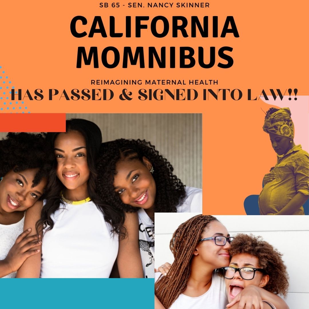 📢 Congratulations and celebrations are in order 🎉 - Thank YOU Sen.Skinner, Black Women for Wellness, CNMA, NARAL & all of the co-sponsors ! And a big Thank you to Gov. Newsom for signing this historic policy into law!!
#SB65 #maternalequity #birthequity #healthequity