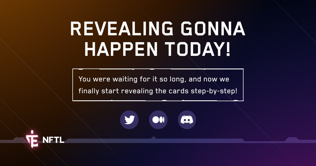 🔥🔥Reveal gonna happen today!🔥🔥

You were waiting for it so long, and now we finally start revealing the cards step-by-step!
The first stage starts today!

🔴First, we will reveal legendary cards, and then step-by-step the cards of three classes.