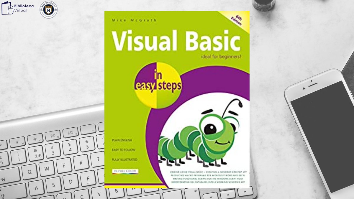 nucbibvirtual's tweet photo. Este libro le brinda ejemplos de código, capturas de pantalla e instrucciones paso a paso que ilustran cada aspecto de Visual Basic para que pueda crear sus propias aplicaciones interactivas en poco tiempo. Disponible en Skillsoft: https://t.co/O70o4BAvYq #BibVirtual #Tecnología https://t.co/gX0BfFIeyA