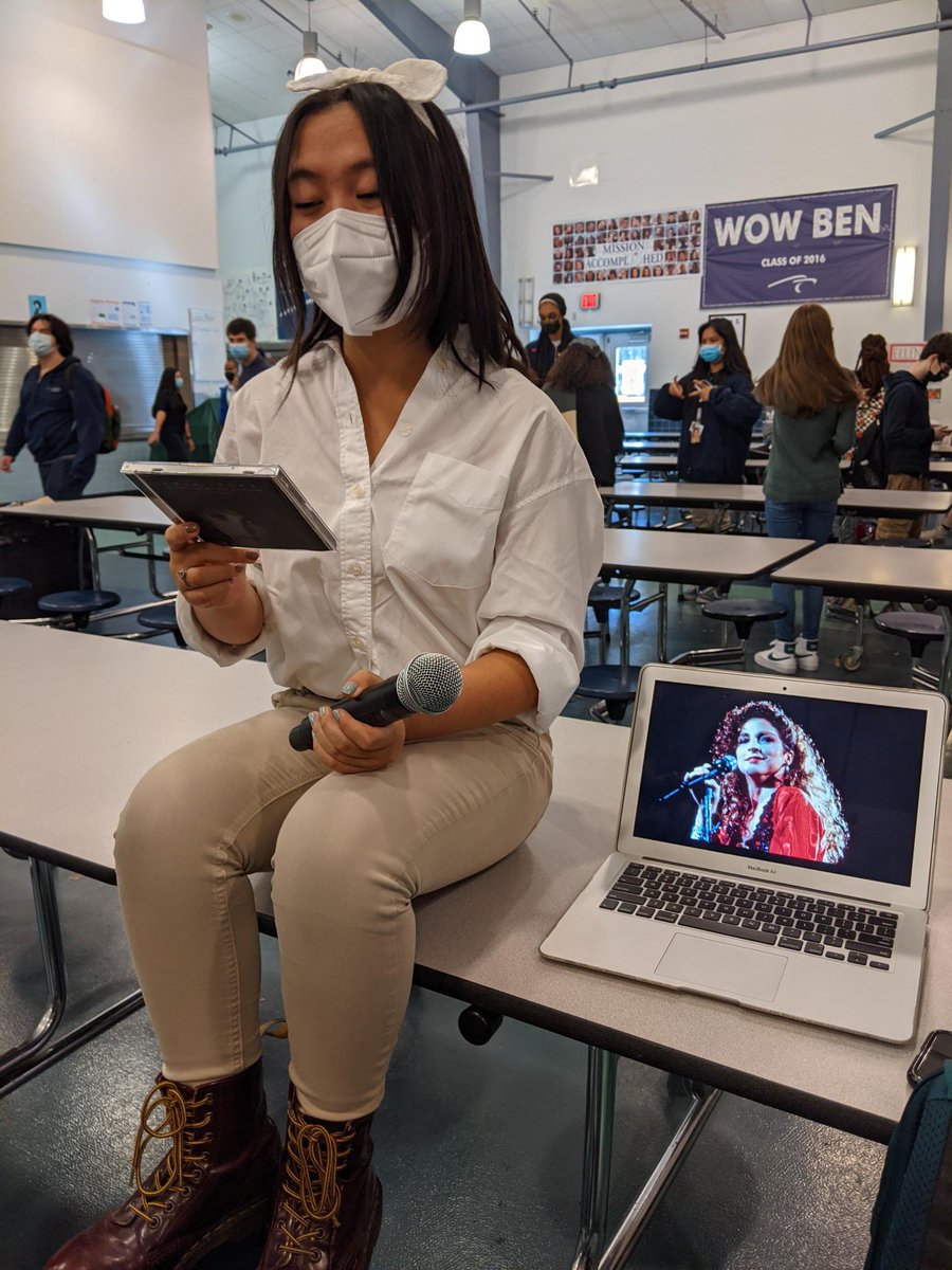 FoxboroughRCS's tweet photo. In celebration of #NationalHispanicHeritageMonth the @FoxboroughRCS chapter of the Spanish National Honor Society held its annual Wax Museum today. Scholars presented the stories & bios of influential Latinos! @LuisSoriaFRCS #chartersforLatinx @mass4charters https://t.co/uCfMwygfCf