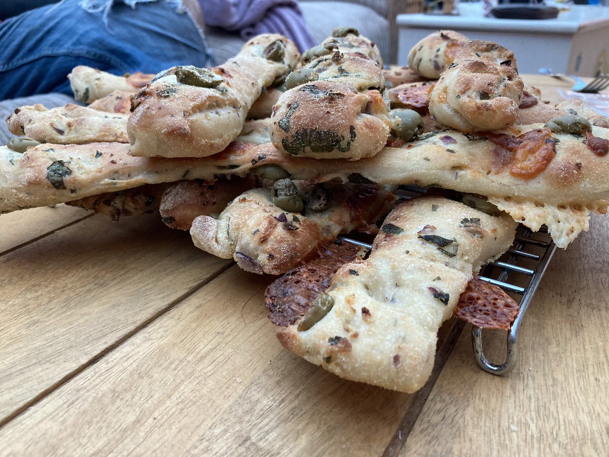 abzomum's tweet photo. Baking for bake off day, Ciabatta Breadsticks #gbbo #GBBO @undaunted68 @AbiMuller03 @PaulHollywood https://t.co/G5calnd5Pb