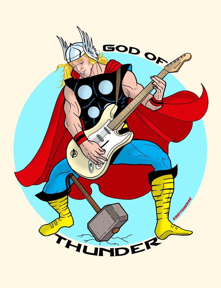 SERGIOGNUNEZ75's tweet photo. "God of Thunder"
#thor #marvel #kriptoheroe https://t.co/nKcv1uto7P