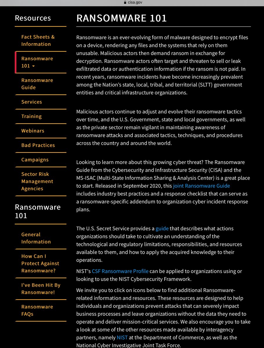 fixrnix's tweet photo. #cyberaware #BeCyberSmart
@nist @nistcyber #CyberSecurity #Governance #Risk #compliance
#FreshGRC #GRC #RegTech #privacy
World ready for #cyberWar ?
#Ransomware 101 https://t.co/vyp7Y1ud0M