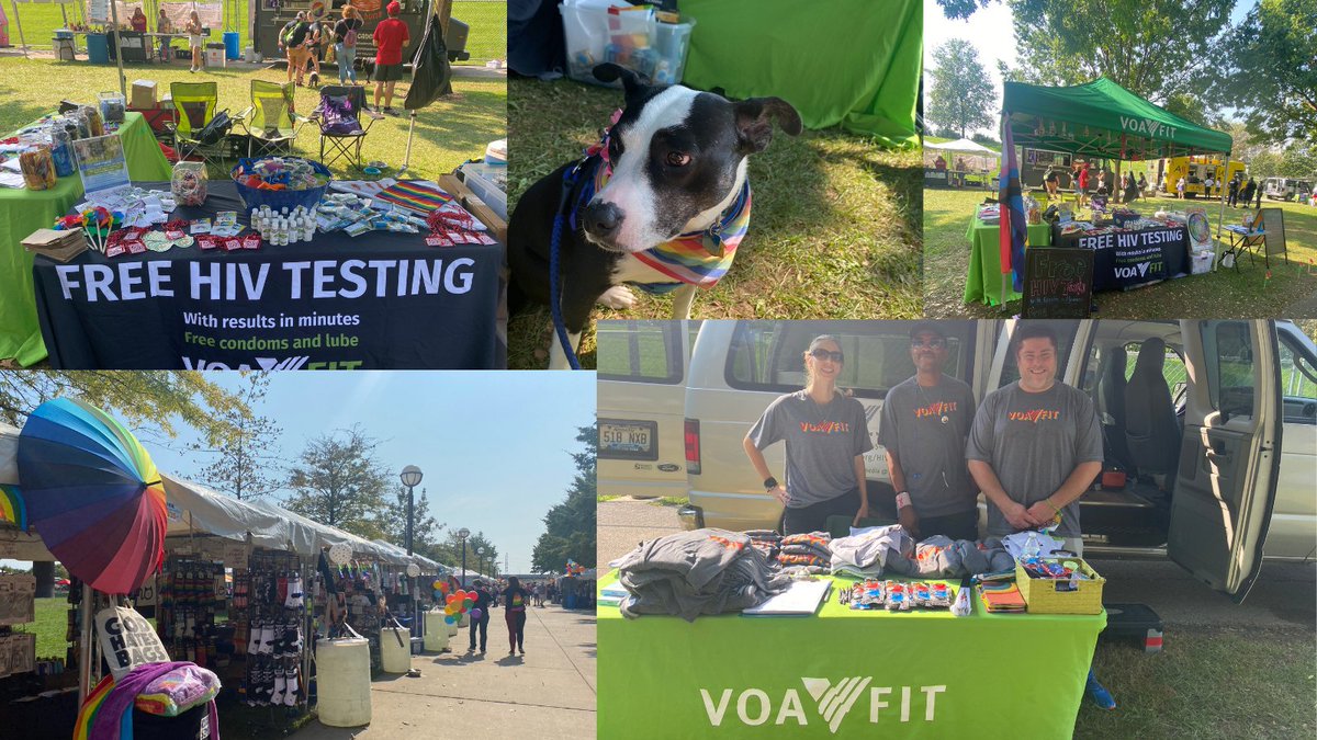 @VOAFIT was on the job at the Kentuckiana Pride festival – our team had fun celebrating Pride while promoting HIV awareness. Thank you to everyone who stopped by for some free swag and to learn more about stopping the spread of HIV.