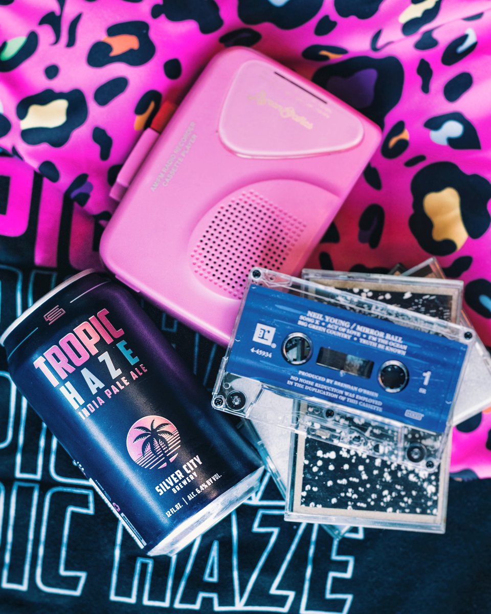 Step into our Time Machine. You wake up in the era of cassette tapes and Walkman. What tape are you playing on repeat? #cassetteweek #mixedtap #walkman #wabeer #beerandmusic #silvercitybrewery #pnwbeer #wabl #tropichaze #betheparty