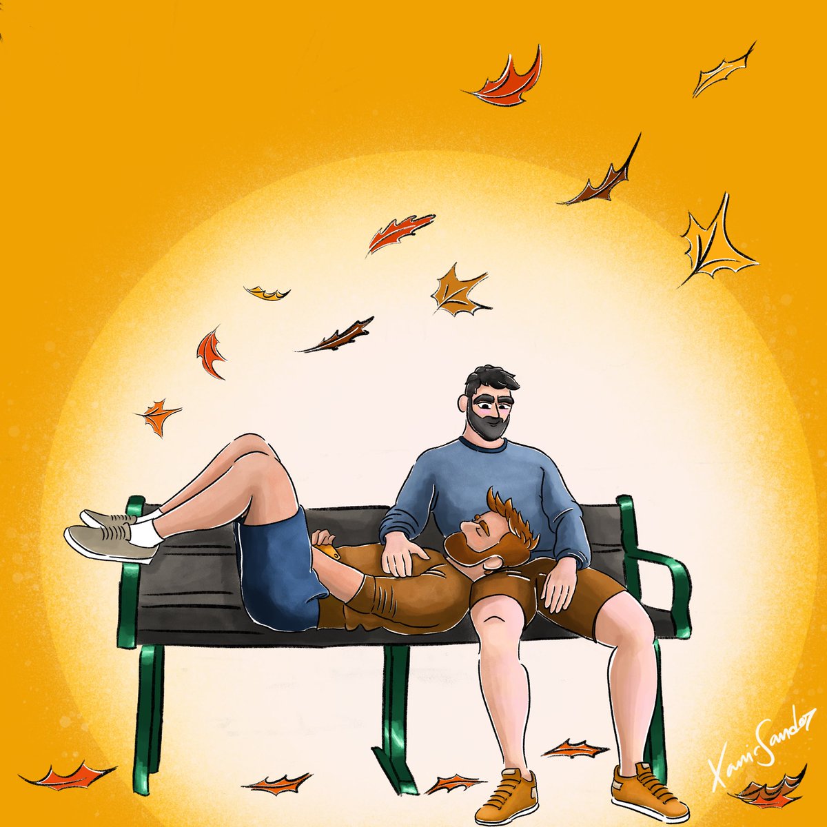xavicsandermx's tweet photo. 🍁A TU LADO EN EL OTOÑO

Ojalá pudiéramos prolongar esos momentos que nos han dado felicidad, aunque quizá al hacerlo así no los valoraríamos de la misma forma.

#xavicsander 
#couplegay #couplelove #loveislove🌈 #autumn #autumnishere #autumnisbeautiful #lovestory #ilustration https://t.co/vkmSYlyJOK