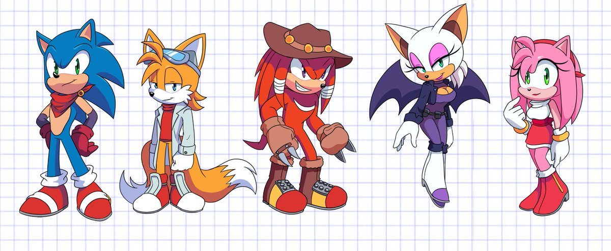 MoonToonsy's tweet photo. Sonic and his friends 12 years later. https://t.co/fqow78q9l0