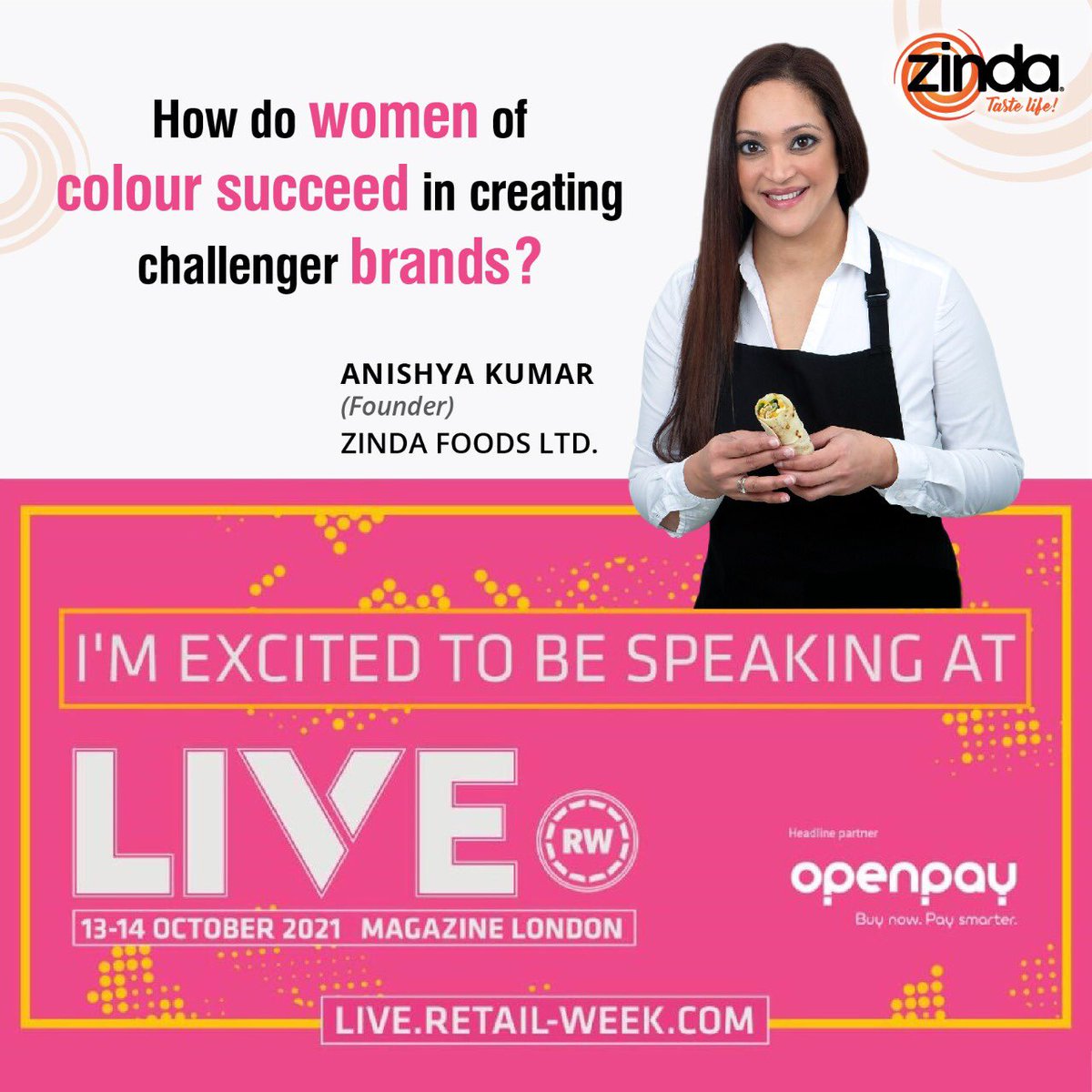 Breaking the stereotype &amp; beating the odds. Whether you’re #Black #Asian #Latina the nature of our difficulties, challenges, success &amp; failures may be different. But, what we have in common is tremendous creativity &amp; perseverance. I’m incredibly honoured to be part of this talk.