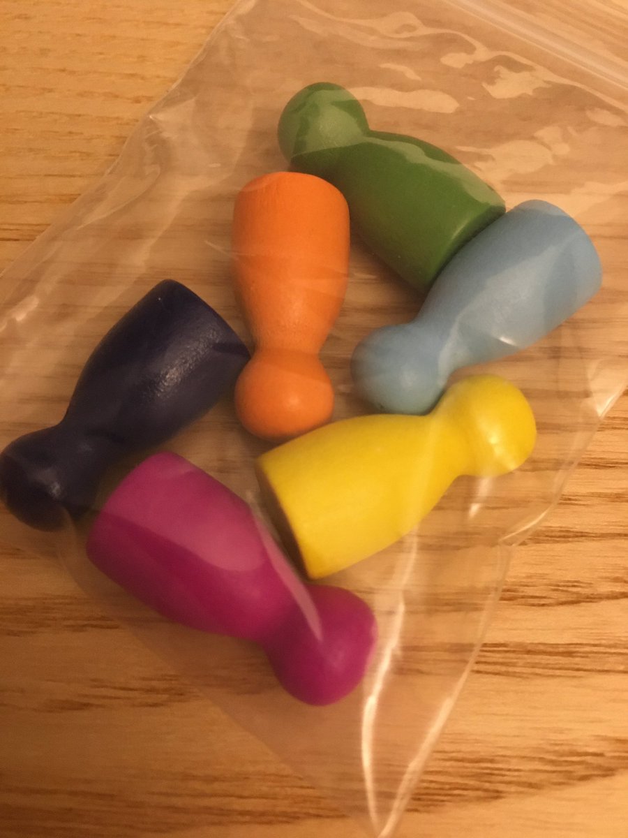 Moonfacedbaboon's tweet photo. Happiness is a bag of bespoke coloured pawns… https://t.co/bRyDIcSD55