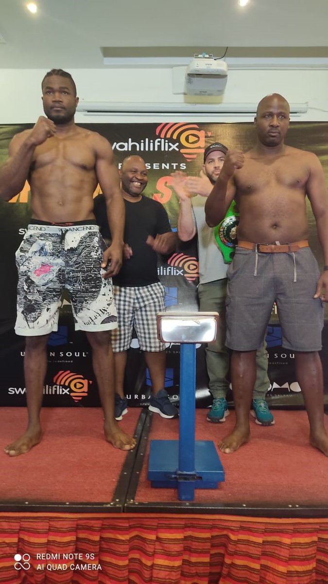 AbuBoxing's tweet image. Weighin for tomorrows fights in Tanzania
