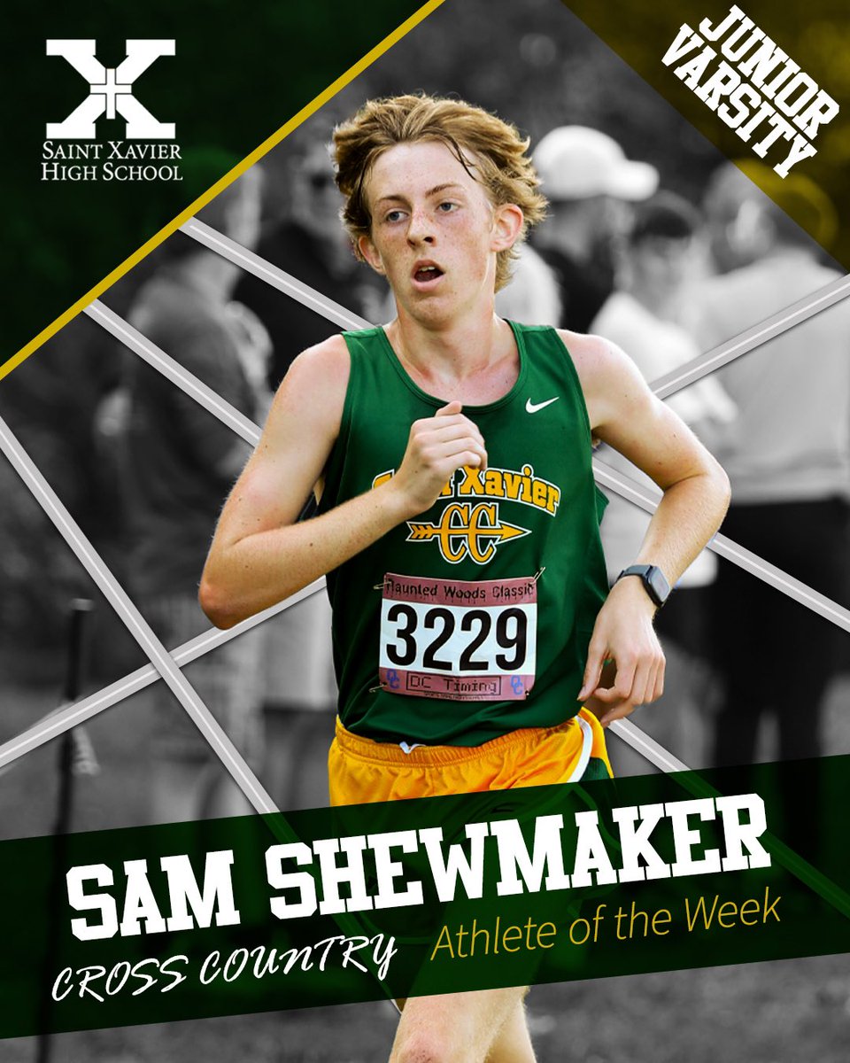 StXTigersXCTF's tweet image. Congrats to STXXC Athlete of the Week &amp;amp; Top JV scorer, Sam Shewmaker!  As a freshman, Sam posted a 3rd place JV finish &amp;amp; a new PR of 19:03 at Haunted Woods this week! 🎃 

Sam works hard daily &amp;amp; is already stepping up as a STXXC leader! Great job Sam! 

#STXXC #belong #WeAreStX