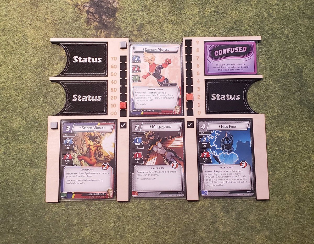 SweetHeadlock's tweet photo. Check out our Marvel Champions character tray! A "super" way to keep your "heroes" organized!! Visit our #etsy shop: Marvel Champions Compatible Hero Dashboard #marvel #marvelchampions #livingcardgame #boardgame #cardgame https://t.co/Jy3inQ2dnm https://t.co/oWL2BI8bht