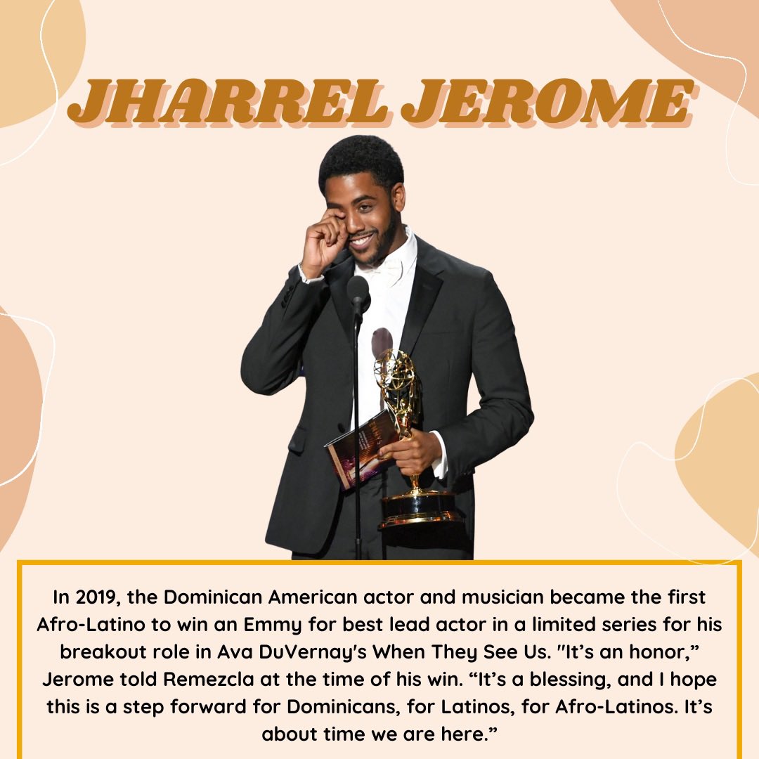 TandemEd's tweet image. Todays spotlight is Jharrel Jerome who you may know from ‘When They See Us’ and ‘Moonlight’!

#afrolatinx #latinxheritagemonth