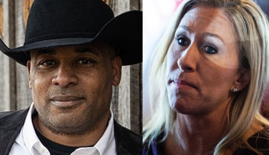 CalltoActivism's tweet image. BREAKING — Democrat Marcus Flowers, the Army veteran running against Marjorie Taylor Greene has raised over $1.3 million in just three months.

RT IF YOU WANT MARJORIE TO LOSE!