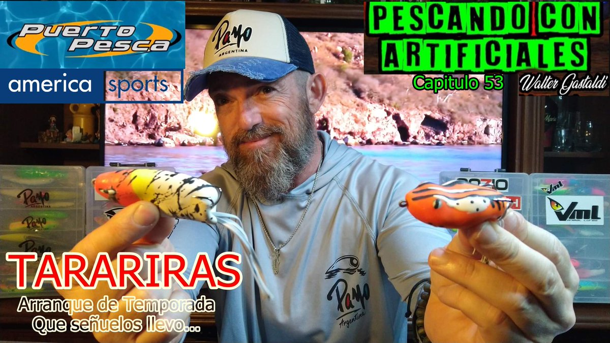 waltergastaldi's tweet photo. Hola Amigos !!! Hoy a la medianoche por la pantalla de @AmericaSportsTV  un nuevo programa de @puertopesca y con el otro capítulo de #pescandoconartificiales , los esperamos https://t.co/UPV4pxWVRd