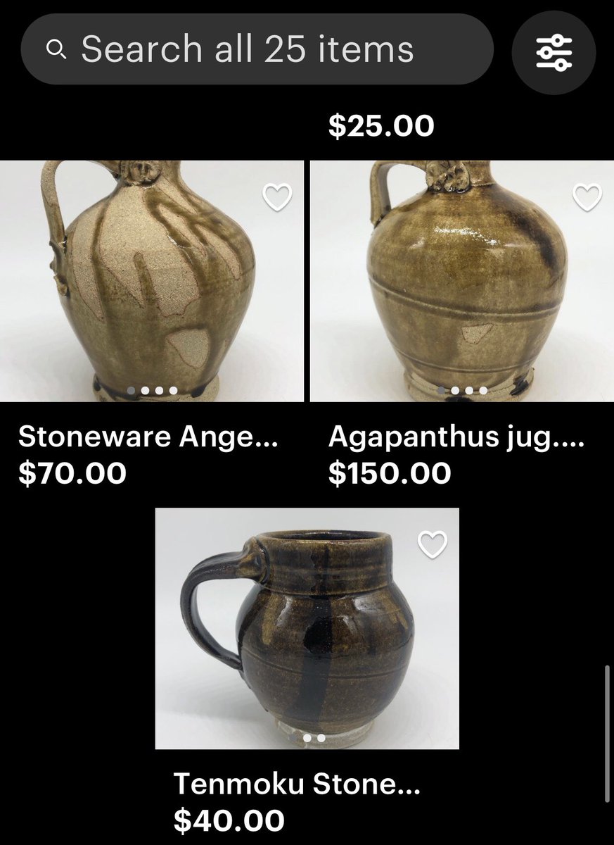 SuperSmithClay's tweet photo. New Pots on ETSY 25 to choose from. Wild foraged glazes. Kickwheel thrown. 
ETSY: Supersmith Ceramics for more https://t.co/R8r3Y0iqIr