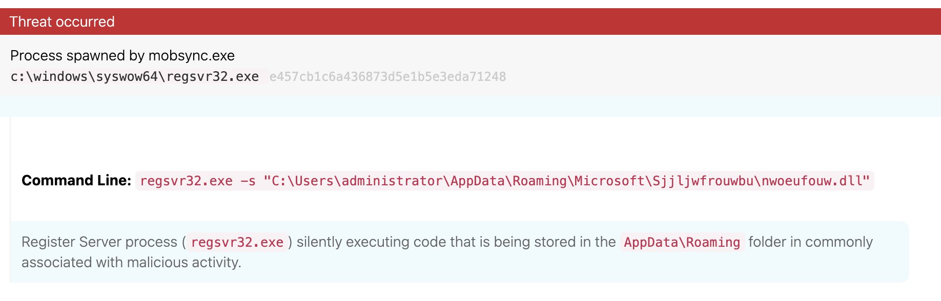 Red Canary En Twitter Bonus Behavior Check For The Register Server Process Regsvr32 Exe Loading Dlls From Randomly Generated Directories Under Appdata Roaming Microsoft 6 6 T Co Cveqzh4eyf Twitter Red Canary En Twitter Bonus Behavior Check For The Register Server Process Regsvr32 Exe Loading Dlls From Randomly Generated Directories Under Appdata Roaming Microsoft 6 6 T Co Cveqzh4eyf Twitter