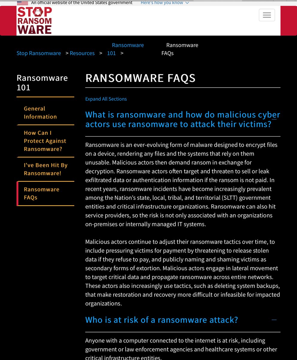 fixrnix's tweet photo. #cyberaware #InfoSec #DataSecurity #CyberAttack
#CybersecurityAwarenessMonth @nist @nistcyber #CyberSecurity #Worlds1st #SaaS #Governance #Risk #compliance #FreshGRC #GRC #RegTech #privacy World ready for #cyberWar ?
#Ransomware #StopRansomWare #FAQ https://t.co/UBobxAT40F