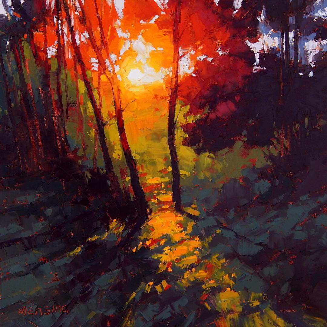 Painting by David Mensing