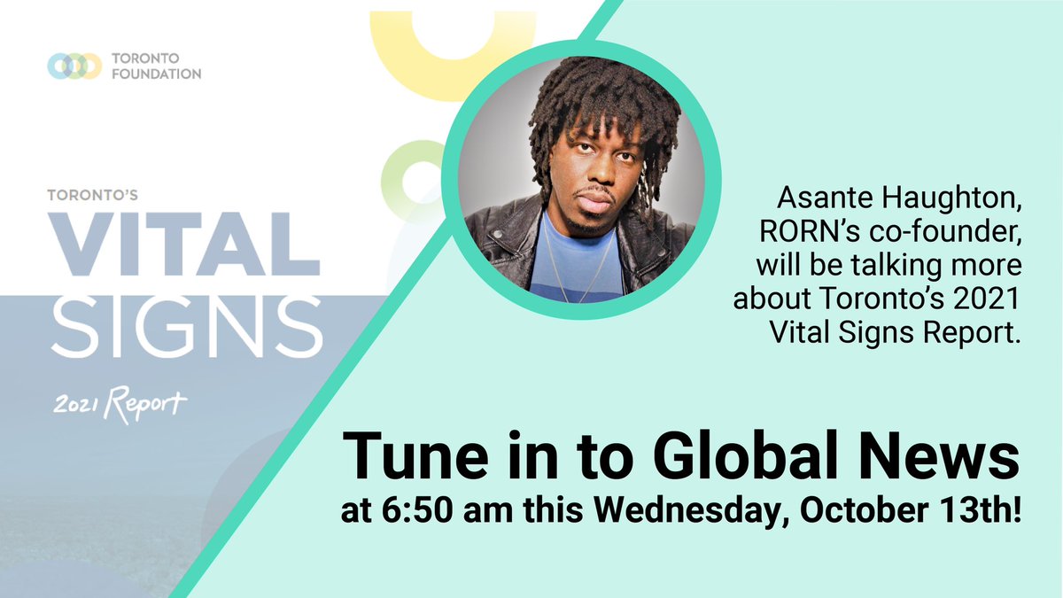 Switch on <a href="/globalnews/">Globalnews.ca</a> tomorrow morning to watch <a href="/asantetalks/">Asante Haughton</a> expand on Toronto’s 2021 Vital Signs Report @torontofdn 

Read &amp; watch more here: torontofoundation.ca/vitalsigns2021/