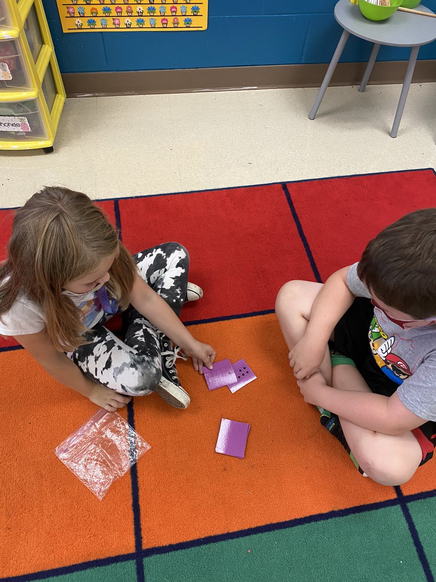 Then we played ten frame top it with a friend!