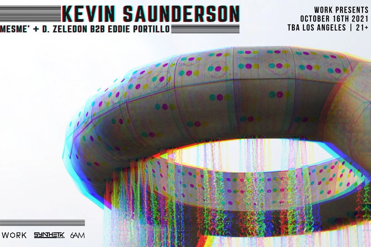 <a href="/6AMGroup/">6AM</a> x <a href="/synthetikminds/">Synthetik Minds</a> x <a href="/worklapresents/">WORK</a> bringing the DETROIT LEGEND <a href="/kevinsaunderson/">Kevin Saunderson</a> THIS SATURDAY🔥This is YOUR personal invite . Don’t miss out on this ! Also the epic duo <a href="/djeddieportillo/">Eddie Portillo</a> &amp; <a href="/Zeledon_D/">D. Zeledon</a> are going back2back 💥 Ticket link in bio ! Meet us on the dance floor