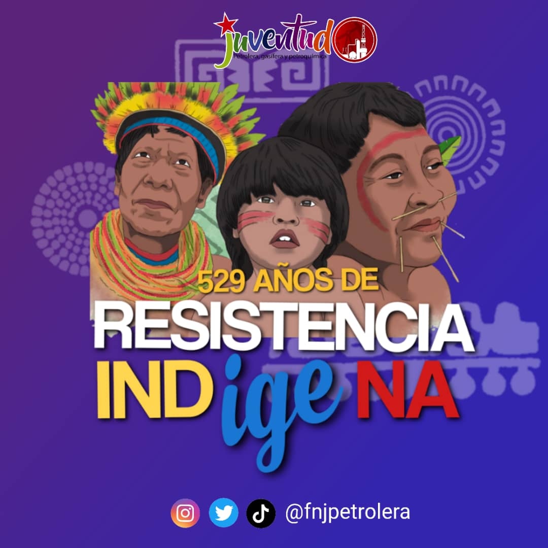 Resistencia de nuestros indígenas contra la colonia española. Hoy, más invictos que nunca en una Patria libre y soberana. 💪👷🏻‍♀️🇻🇪👷🏾