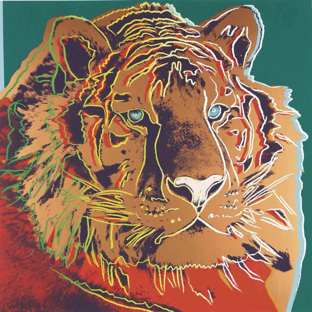 Andy Warhol - Siberian Tiger 297 (1983)
