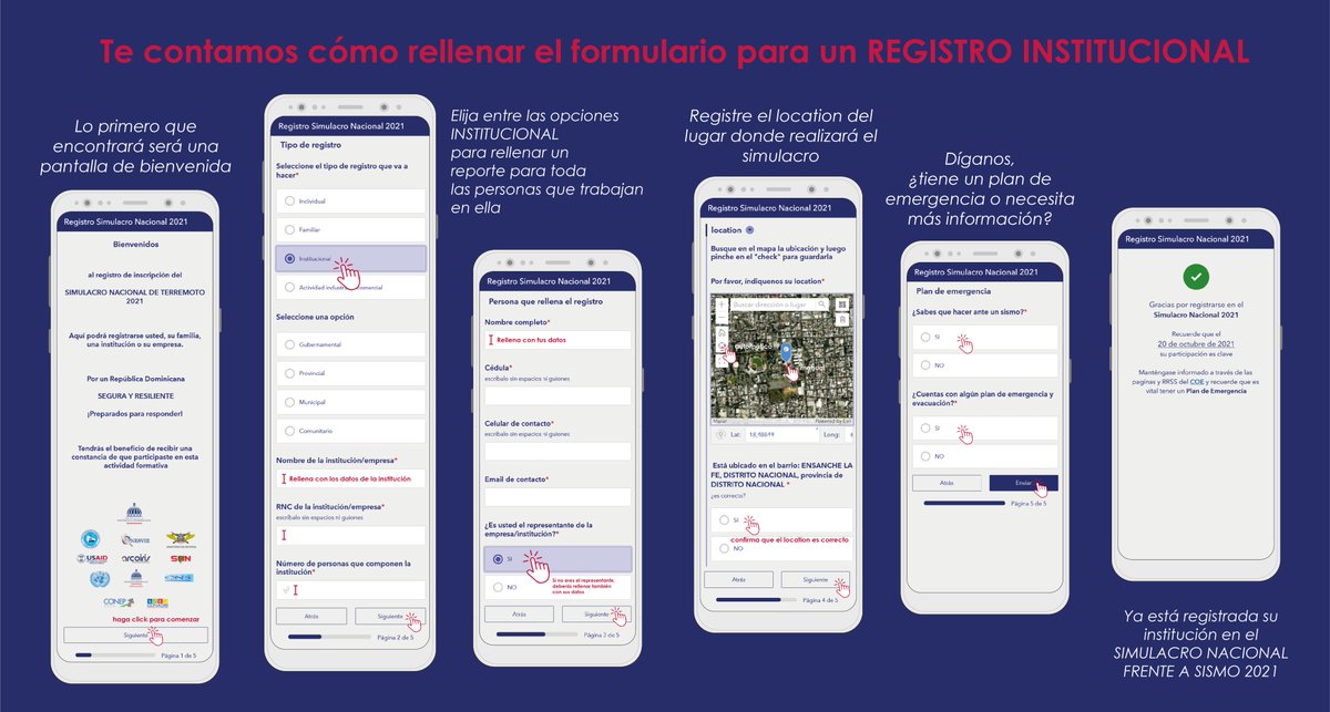 ana_m_m's tweet photo. SIMULACRO NACIONAL DE SISMO 2021 REPÚBLICA DOMINICANA, 
te puedes registrar en el siguiente enlace:

https://t.co/Pese35RRRn https://t.co/CfpwDWTDZ1