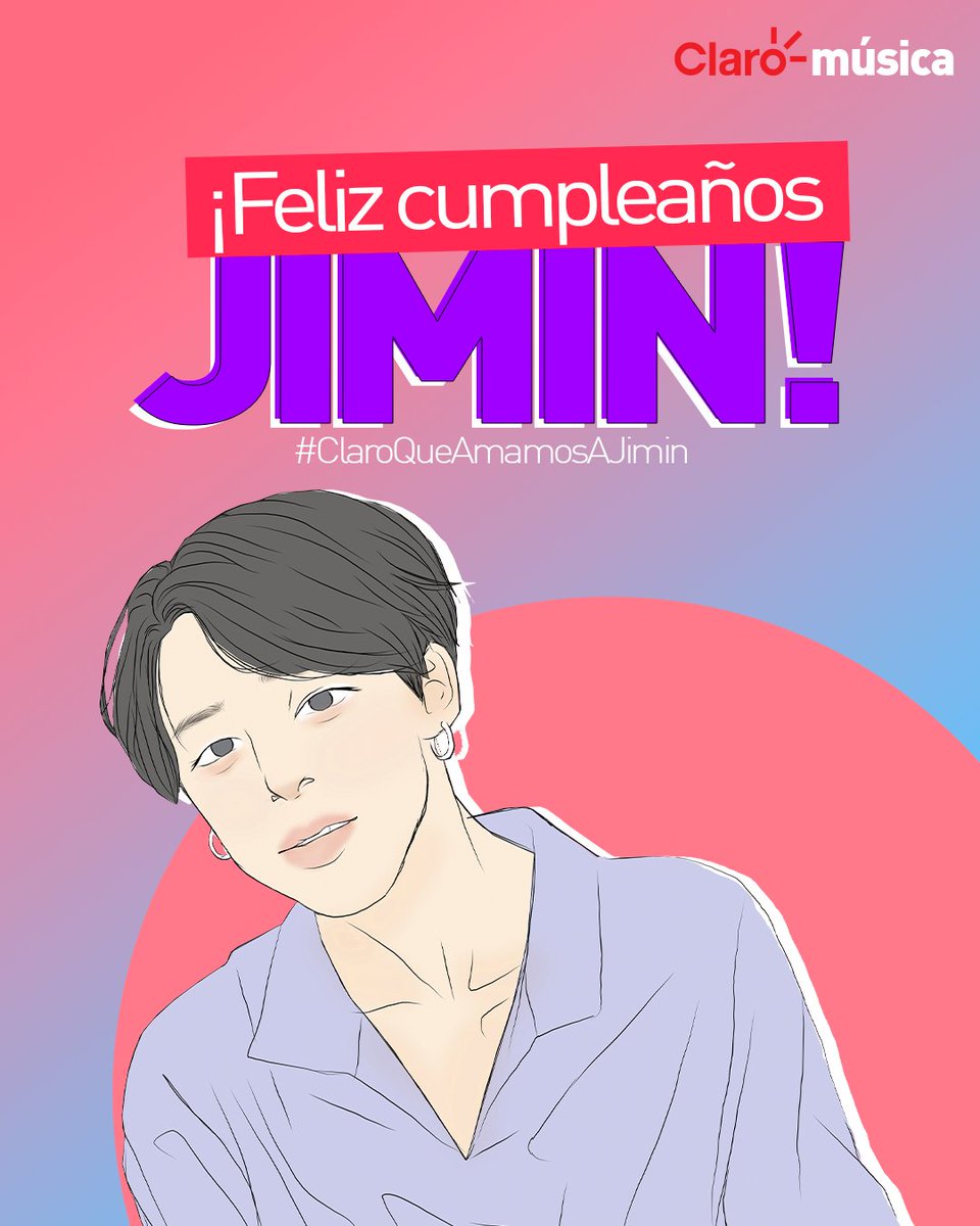 ClaroPanama's tweet photo. ¡Muchas felicidades Jimin! Dale RT o deja tu mensajes con muchos emojis de 🐥 usando el HT #ClaroQueAmamosAJimin https://t.co/K3vZp9Qssq