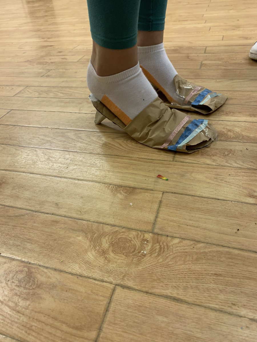 A successful trash 🗑 fashion evening ft a fabulous pair of heels 👠