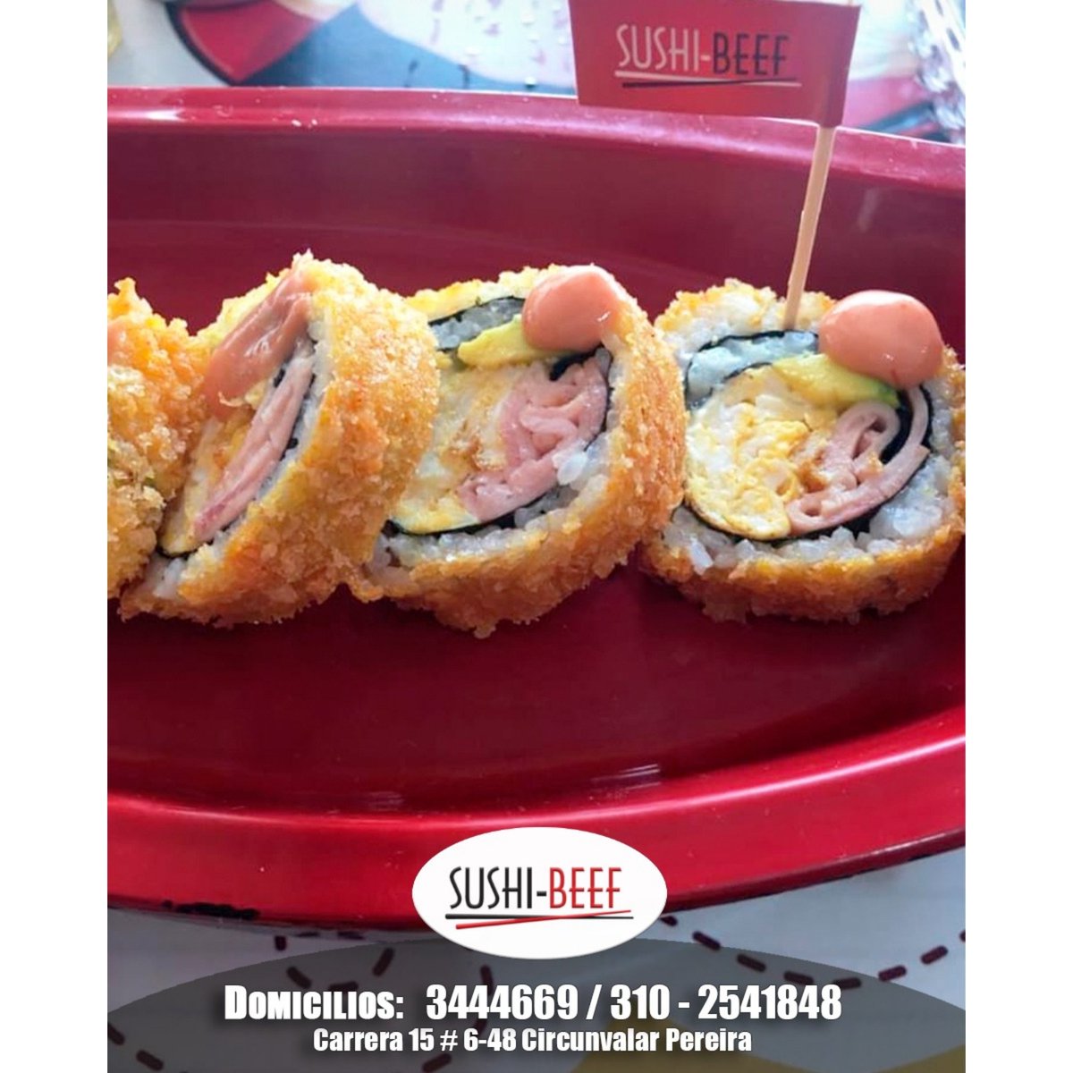 sushi_beef's tweet photo. Deleitate con el #mejor #sushi del #ejecafetero en #sushibeef #Pereira. Ordena Ya......!!!
Domicilios: 3444669
Whatsapp: 310-2541848
Cra 15 # 6-48 Circunvalar Pereira
https://t.co/YUMNVwJfc0 https://t.co/vaU1GC2vvj