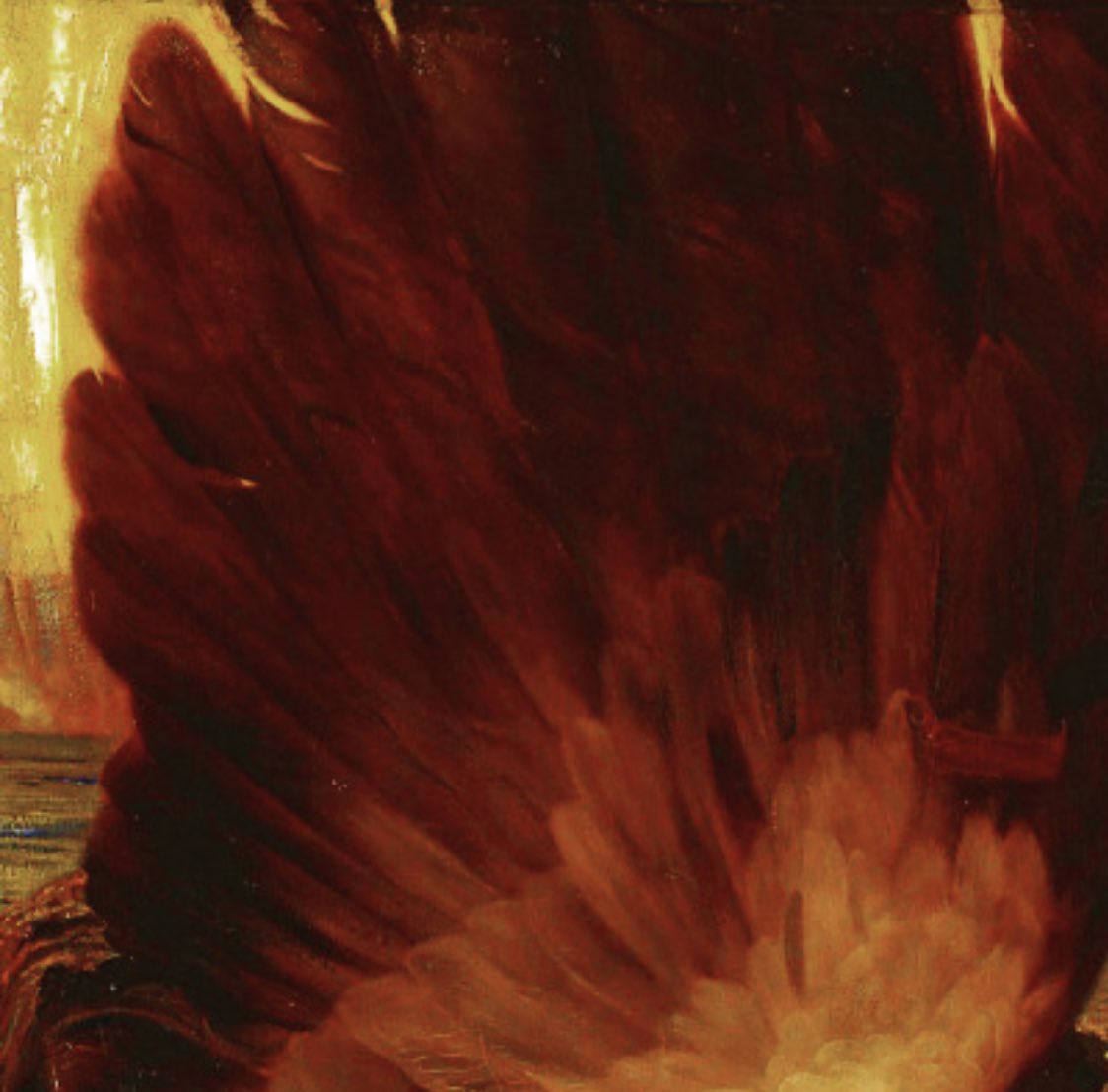 details of painted wings