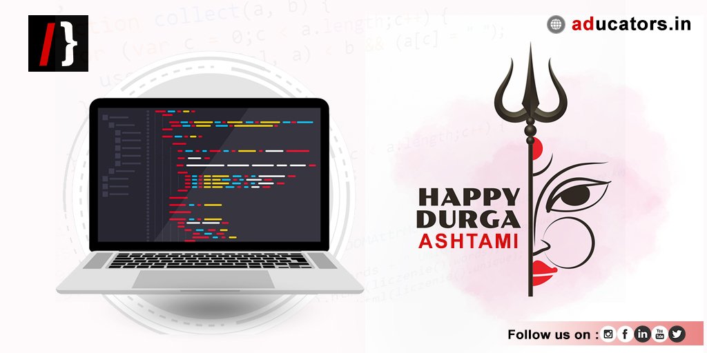 aducators_in's tweet photo. Happy Durga Ashtami. May you all shower with all the blessings. 

aducators
M: +91 8368-228-666
E: aducator.hi@gmail.com 
W: https://t.co/QfpN7qJcIH

#aducators 
#DurgaPuja2021 
#DurgaPujo 
#Durgashtami https://t.co/tdHH3MW4Eb