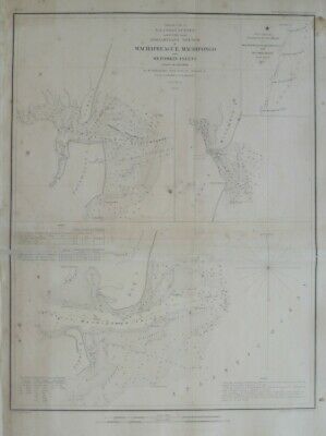 NewWorldMaps's tweet photo. Original 1853 antique lithographed map: "Preliminary Sketch of Wachapreague, Machipongo, and Metomkin Inlets, Coast of Virginia."
$29.99
https://t.co/c44WCHztSZ
#TravelTuesday #CoastSurveyMap #SurveyMap #Virginia #AntiqueMap #antique #map #MapCollecting #cartography #GiftIdeas https://t.co/kULvIgX566