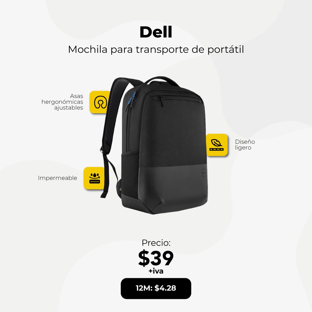 hrnetsa's tweet photo. Dell te permite moverte con comodidad cuando sea y a donde sea 🎒🍃

Solo haz clic en nuestra biografía y hablemos por WhatsApp. 📲 

Whatsapp: 0999422798

#HRNETComputadoras #HRNET #Computadoras https://t.co/ftozABj3UN
