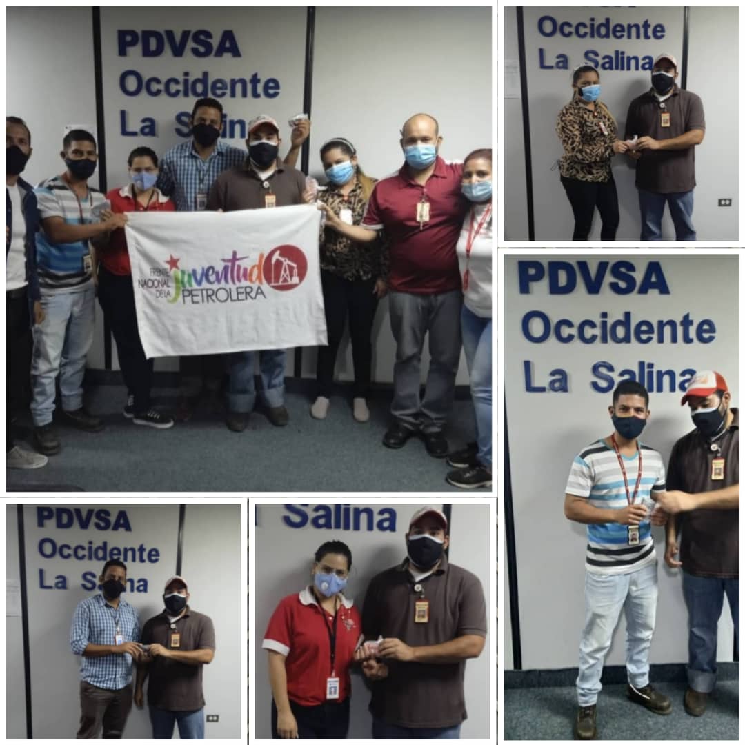 En Conmemoración de la Resistencia Indígena se realizó jornada de Atención Social a los Jóvenes trabajadores de la industria en La Salina 🏗️estado Zulia, con medicamentos para la prevención del COVID-19. 
La Juventud Petrolera, Gasífera y Petroquímica sigue trabajando. 💪👷🏻‍♀️👷🏾