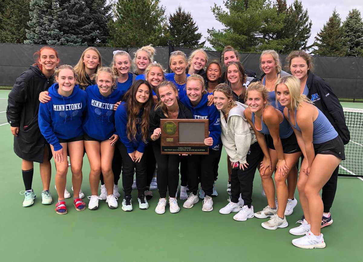 🚨Section Champs!🥇
🎾Tonka Girls Tennis <a href="/mtkagirlstennis/">Minnetonka Girls Tennis</a>
beats Eden Prairie 7-0 in the section 2AA championship at Gustavus today. 
These girls are #statebound !!!
#way2gogirls💪🏼
⚓️