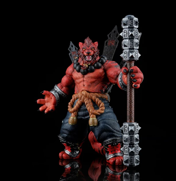 solidasp's tweet photo. I pre ordered this cool #RluxCustoms Azrael Red Iron Tiger from invasion toys . The figure is 10 inches tall made of Solid resin and has removable magnetic accessories. Apparently It's super limited
https://t.co/3mL2TAcp3R https://t.co/I41fO6fYPk