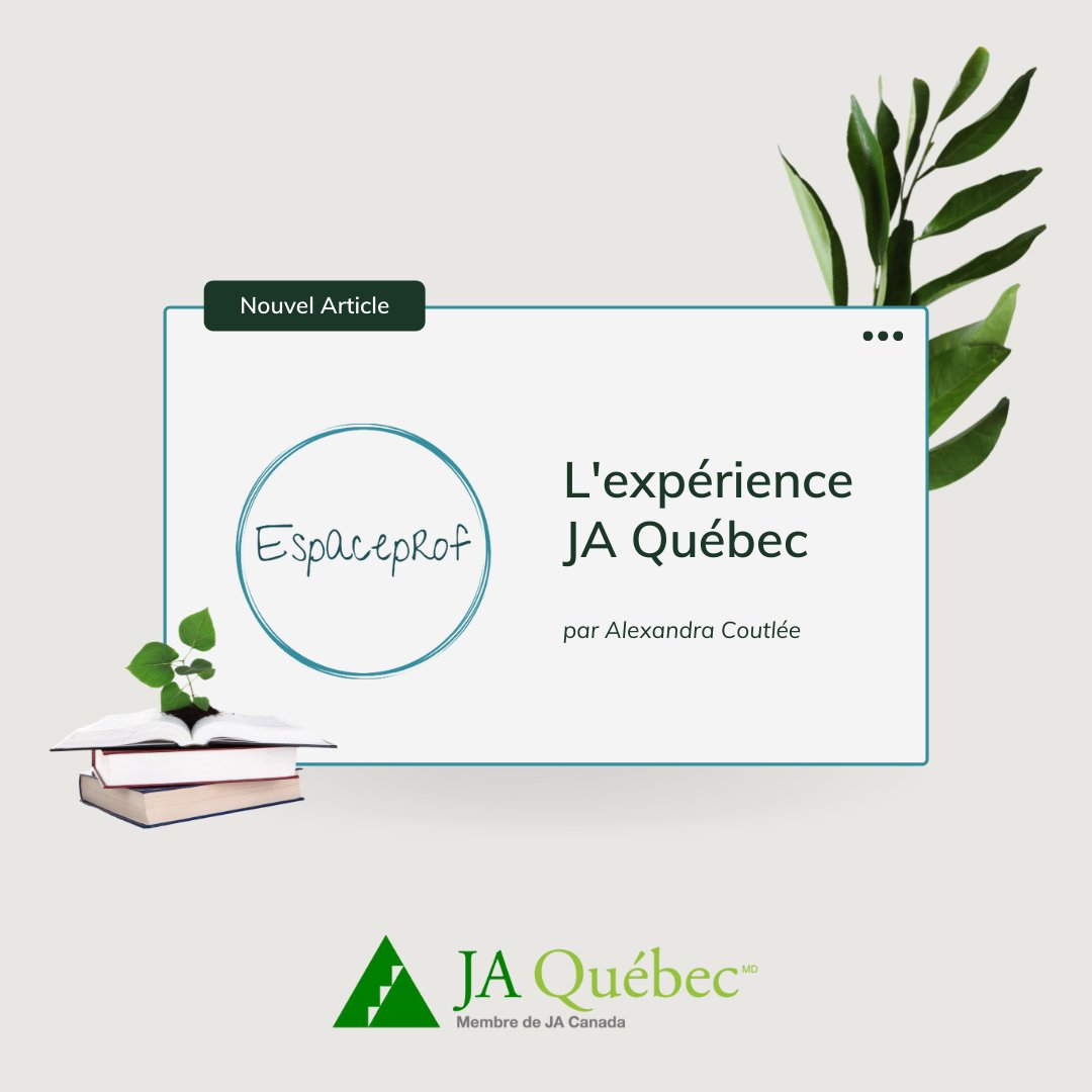 JA Québec (Junior Achievement/Jeunes Entreprises) tweet media