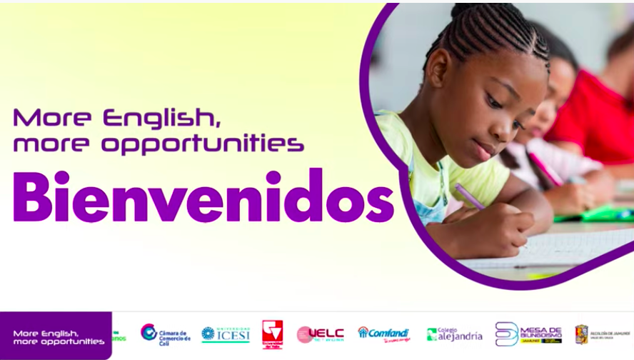 camaracali's tweet photo. #AEstaHora | Estamos en el lanzamiento de la #MesadeBilingüismo de #Jamundí y su primera iniciativa llamada #MoreEnglish, more opportunities. Conéctate a la transmisión aquí 👉 https://t.co/XJoprUZlsZ https://t.co/3FlHWbuKhI
