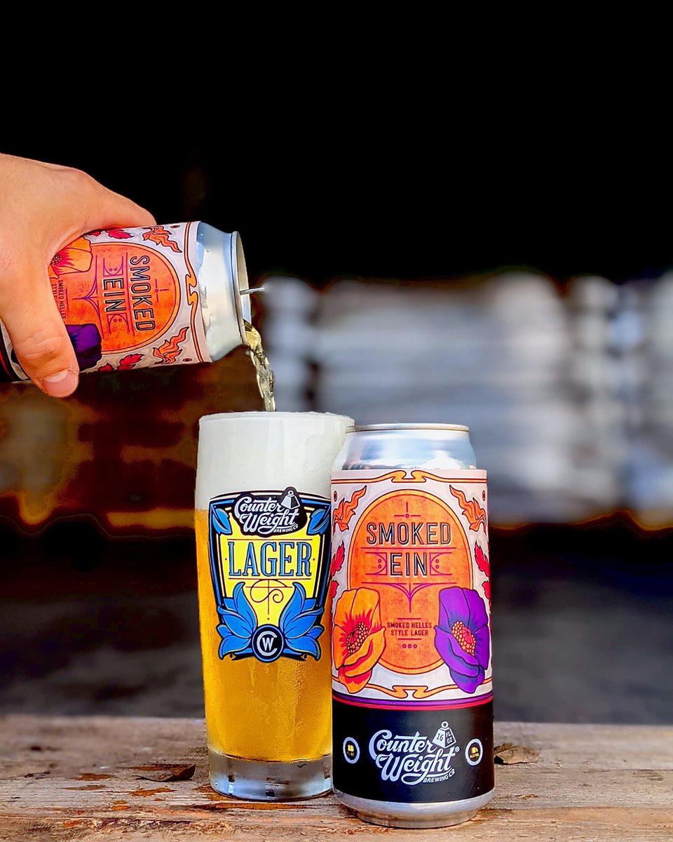 BrewingWeight's tweet photo. We all very much look forward to having Smoked Ein Helles to drink here at CW. Naturally carbonated, patiently lagered and infinitely drinkable, Smoked Ein has soft rounded smoke interwoven into clean malt sweetness.
#counterweightlager #finebalance #smokedbeer #rauchbier #ctbeer https://t.co/30GiVsEGZL