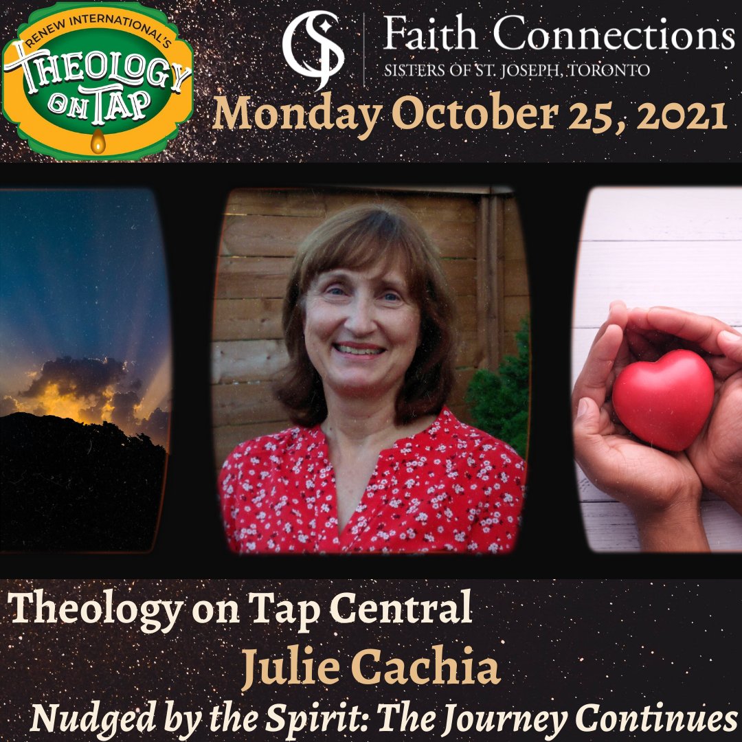 FaithConnection's tweet image. Our final event is in less than 2 weeks! Meet one of our panelists, Julie, who will share her experiences with #vocations and #discernment. Visit👉eventbrite.ca/e/theology-on-… for details and to save your spot!
@CSJTO #FaithConnections #Farewell #TheologyOnTap #CatholicTO #rsvp