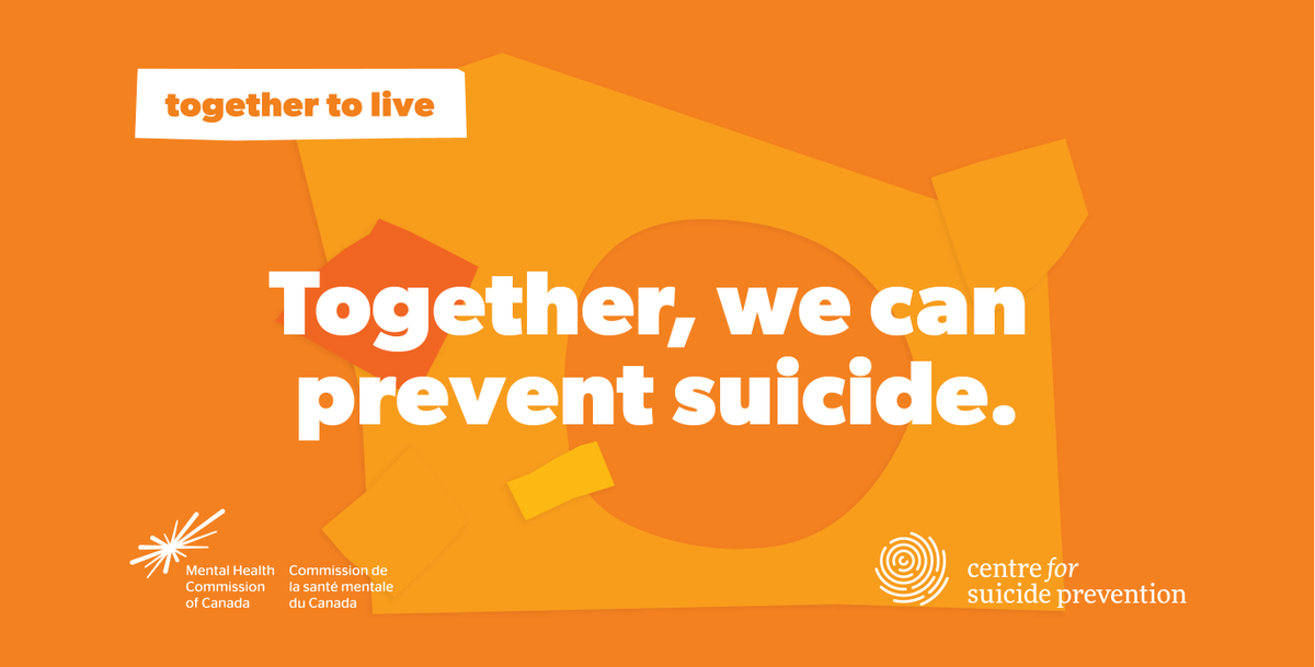 cspyyc's tweet image. When people feel like they have no sense of purpose in life or reason for living, they may be thinking about suicide. Have a conversation with them. Learn how at Together to Live. buff.ly/2UVUPaD