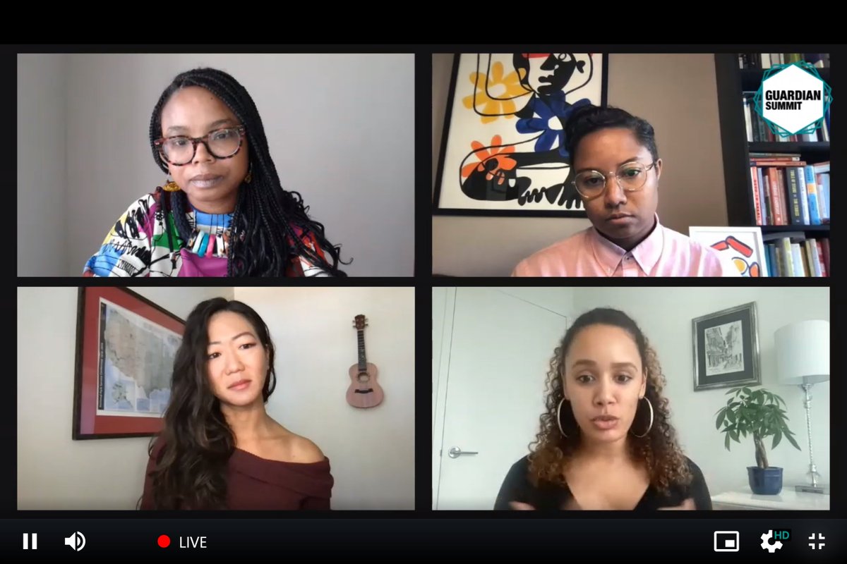 Thanks <a href="/camelbackorg/">Camelback Ventures</a> #GuardianSummit2021 for inviting MMTC VP <a href="/SistahWilson/">Fallon Wilson, PhD</a>, #BlackTechFutures Research Institute Co-Founder, to lead today's session on Guarding Our Technology: The True Pioneers of Conscious Tech with <a href="/dseante/">D'Seanté Parks</a>, Gabriella Wong, and <a href="/nicolejarbo/">nicolejarbo</a>.