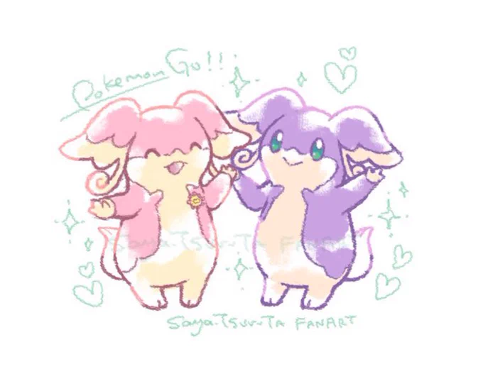 相棒バトンタッチ❣️ (fanart)
#ポケモンGO #PokemonGO 