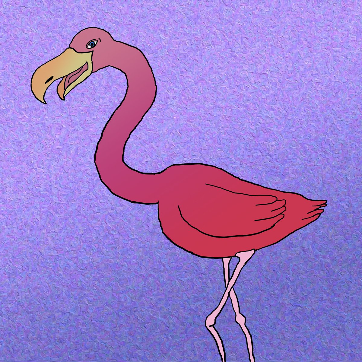 wyattades's tweet image. Ringo the Flamingo and their cousin, Rango
